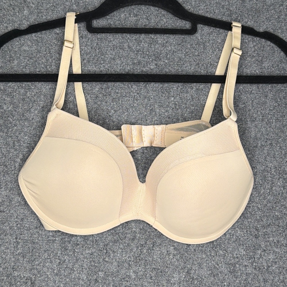 Lively Women Bra 34C Beige T Shirt Bra Strap Adjustable